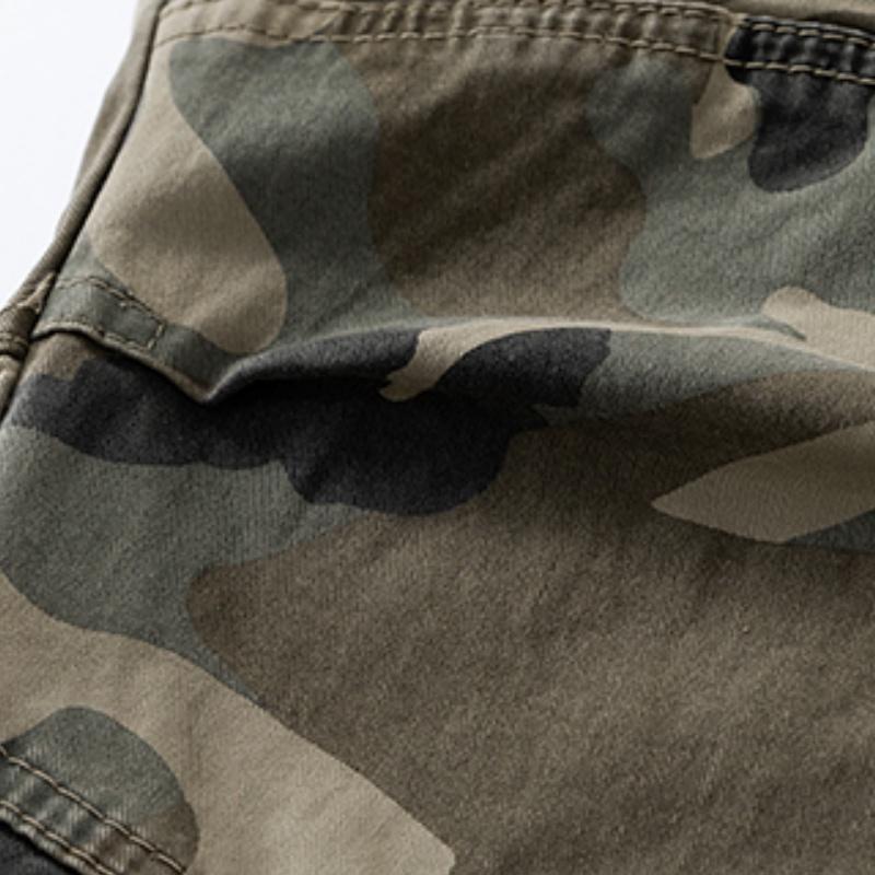 Men's Lightweight Camouflage Cargo Pants for Summer