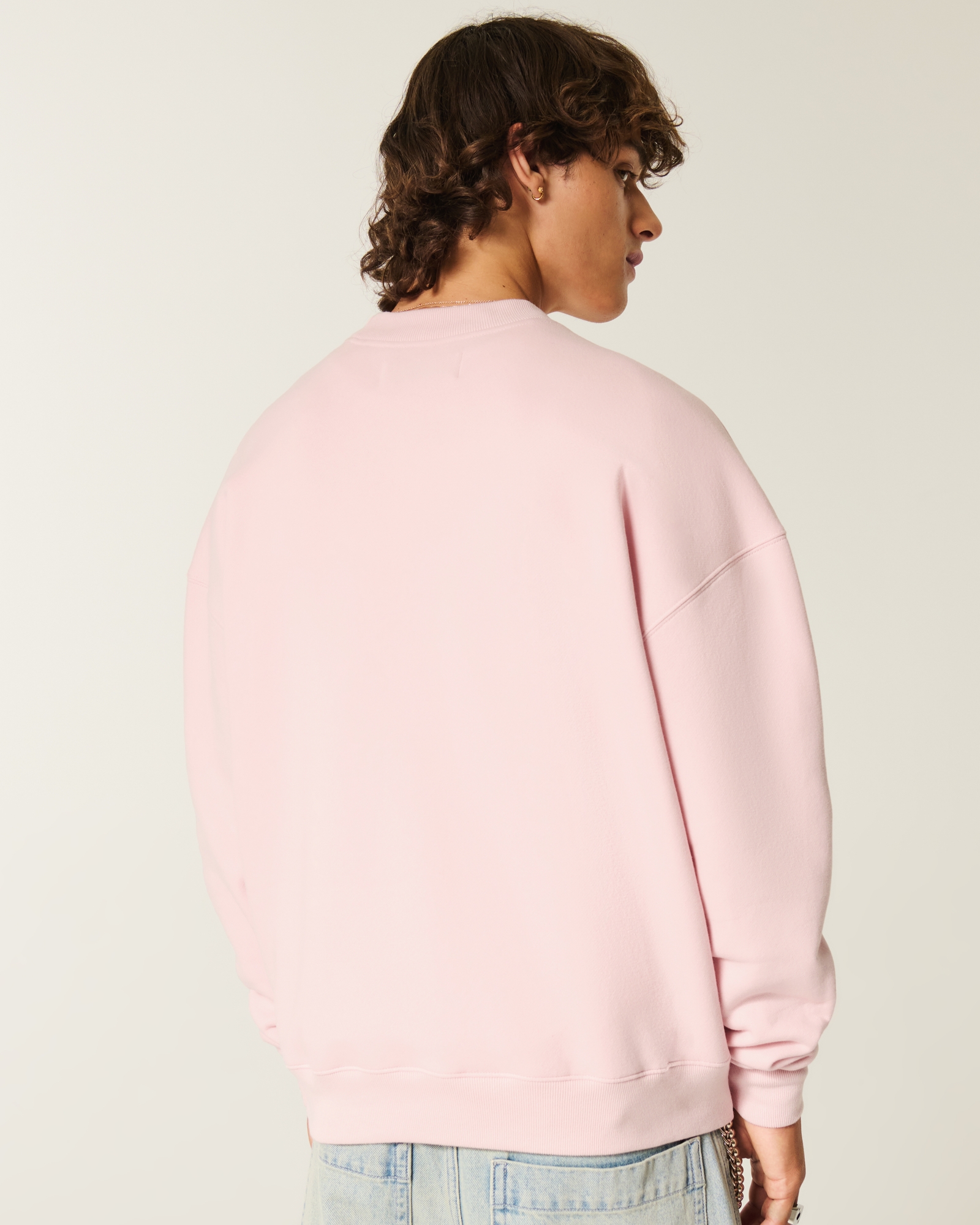Boxy Camo Crew Sweatshirt