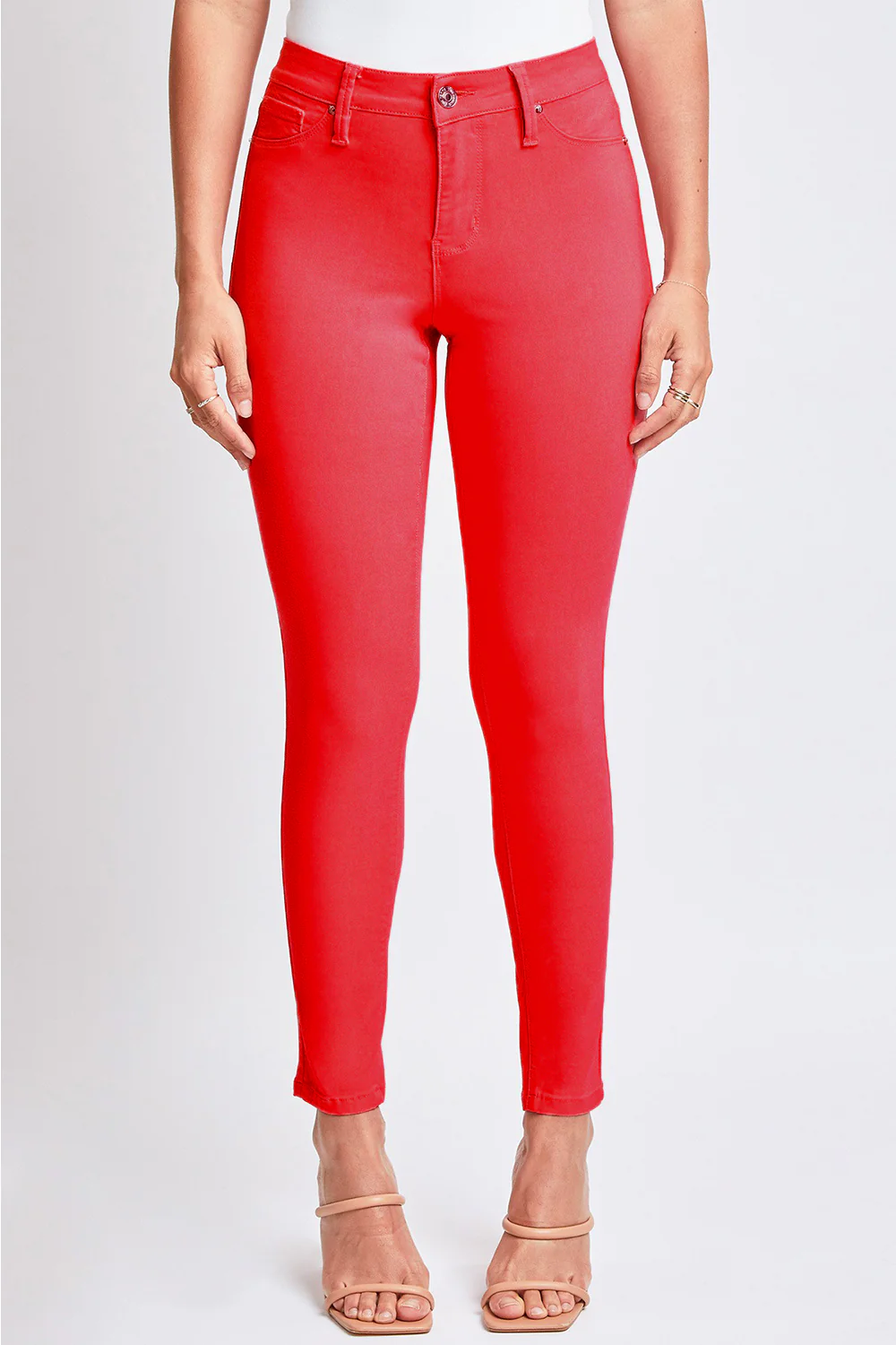 Jeanswear Full Size Hyperstretch Mid-Rise Skinny Jean