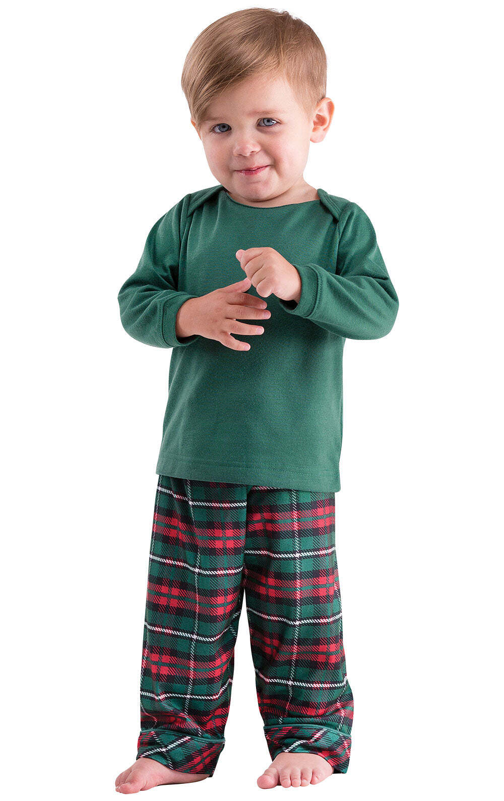 Christmas Plaid Matching Family Pajamas