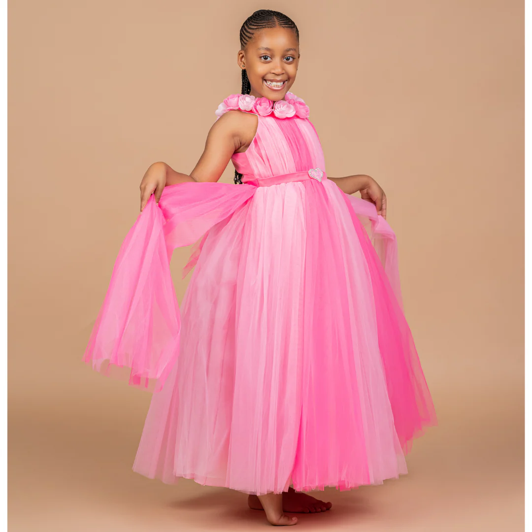 Pink Swirl Dress