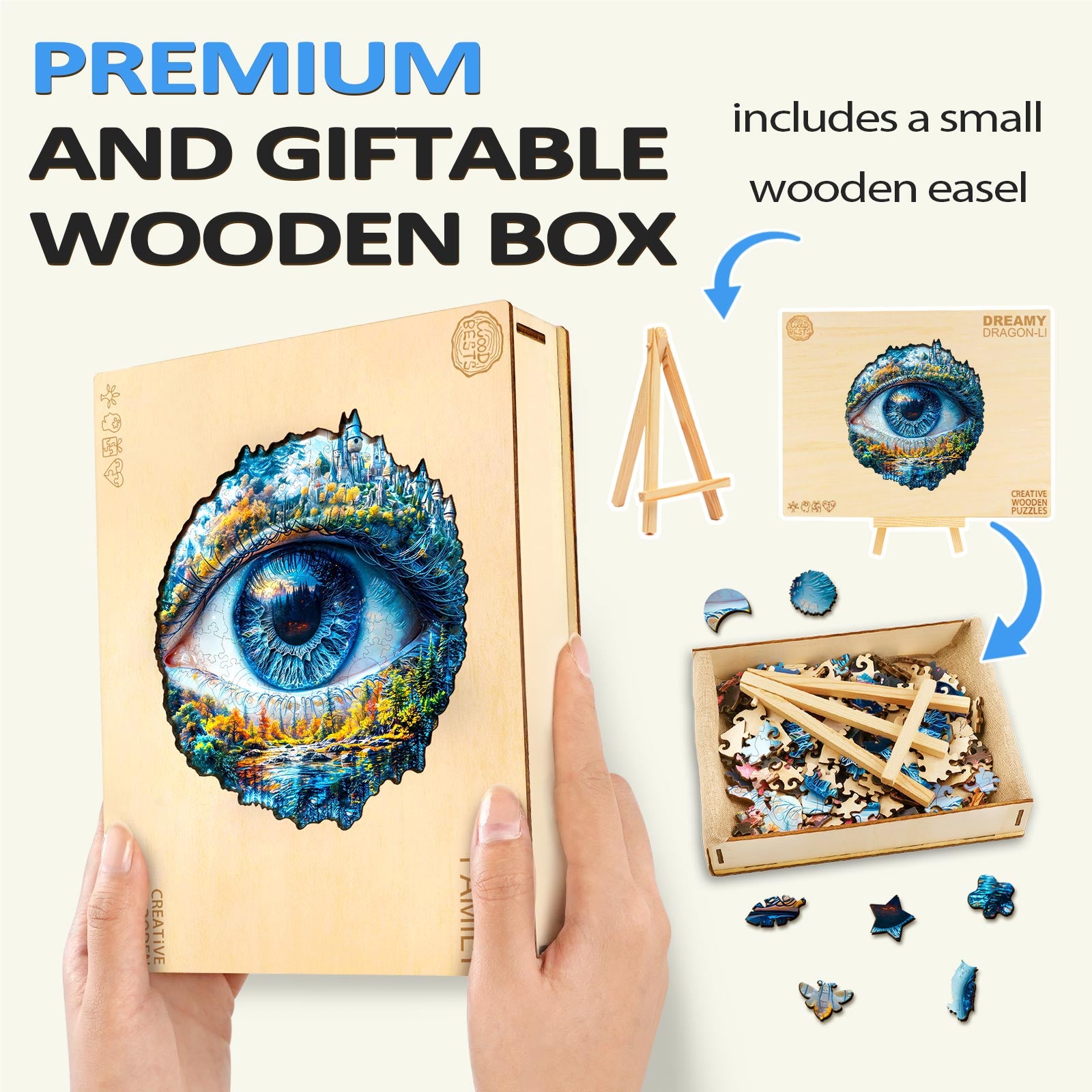 Eye of Nature Wooden Jigsaw Puzzle
