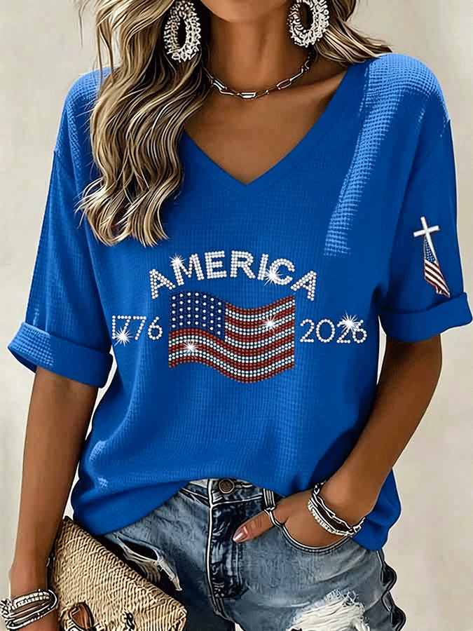Women's 250th Anniversary Print Top