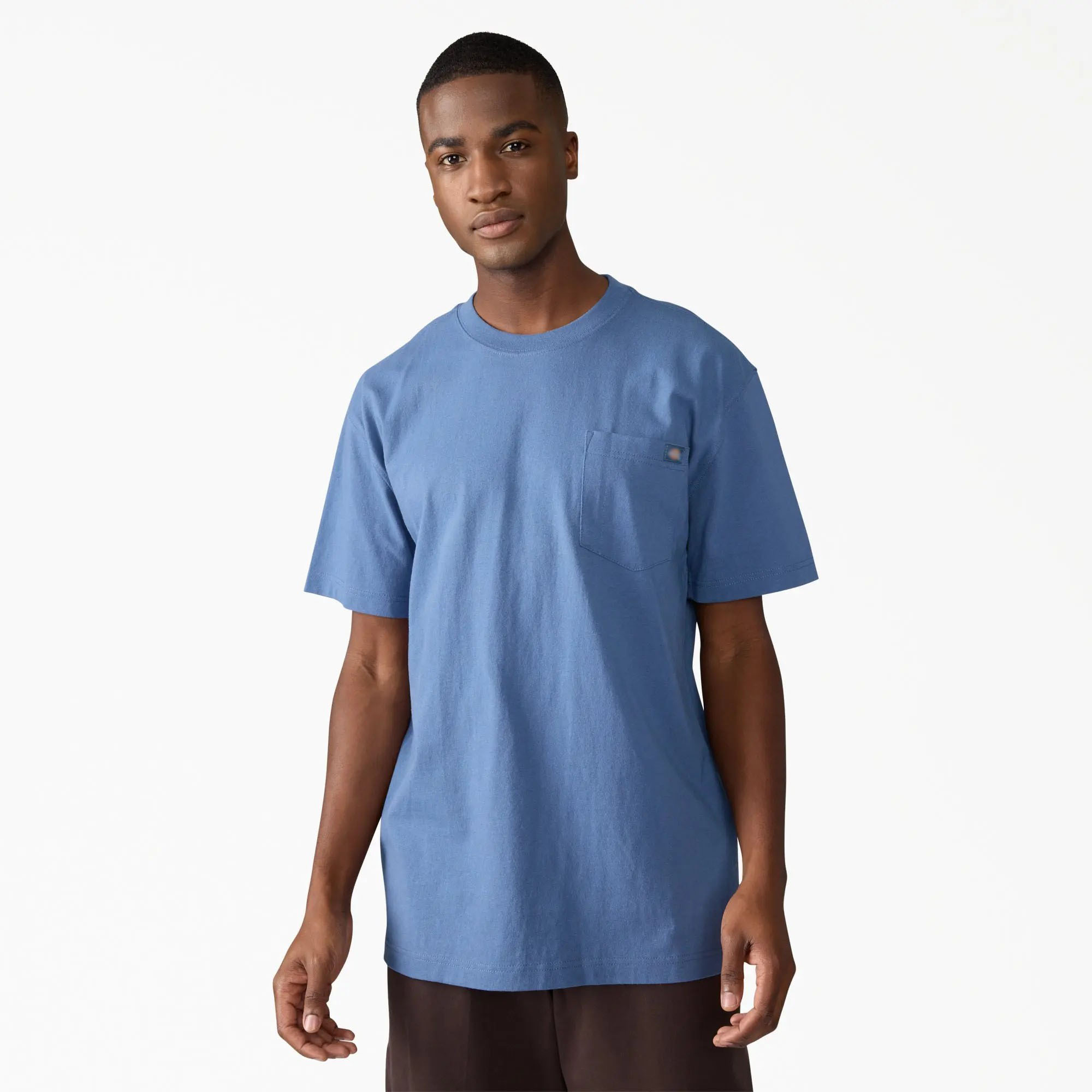 Men's Heavyweight Short Sleeve Pocket Tee – 100% Cotton Relaxed Fit Workwear Shirt