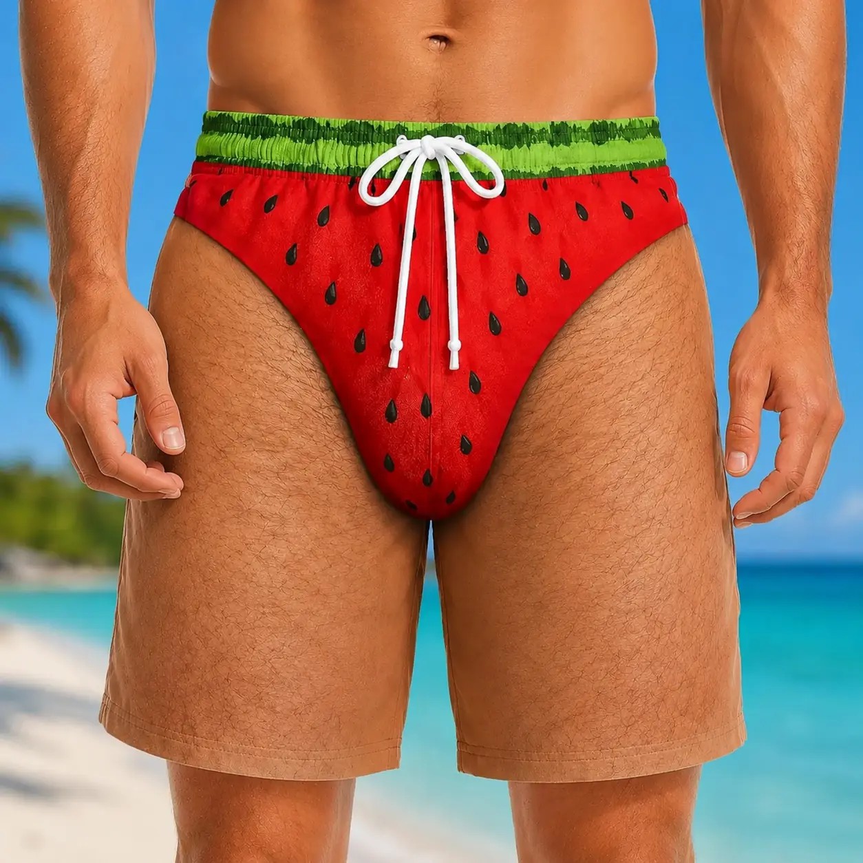 Men's Patriotic Swim Trunks – American Flag 