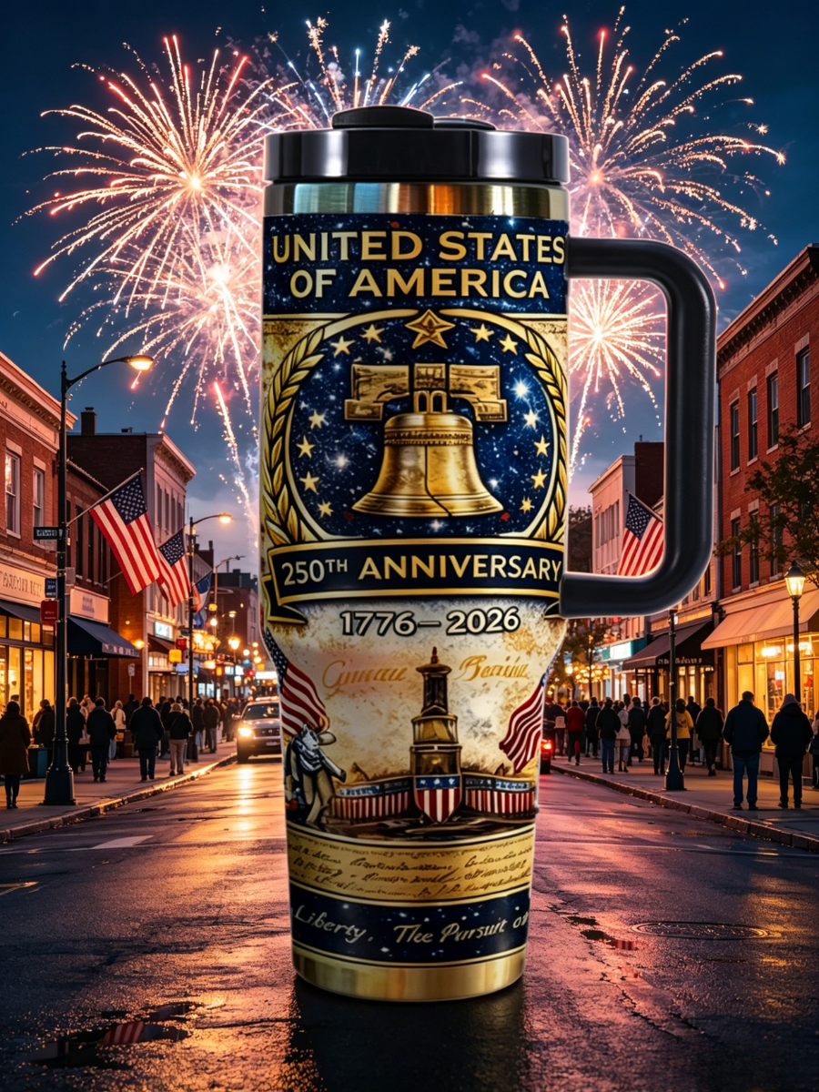 250Th Anniversary Commemoration 40Oz Second Generation Handle Car Cup Insulated Ice King Cup