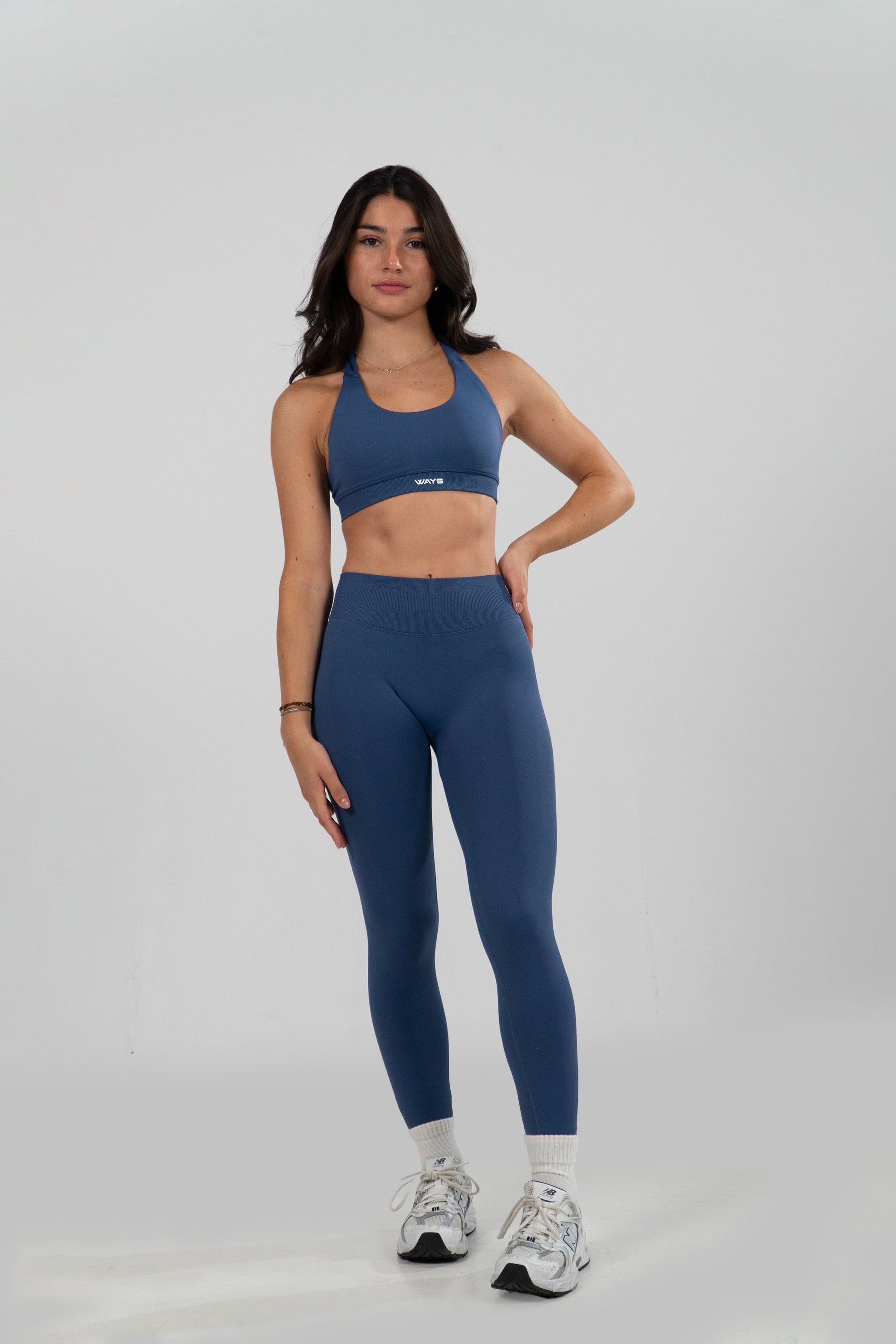 React Seamless Legging Azul
