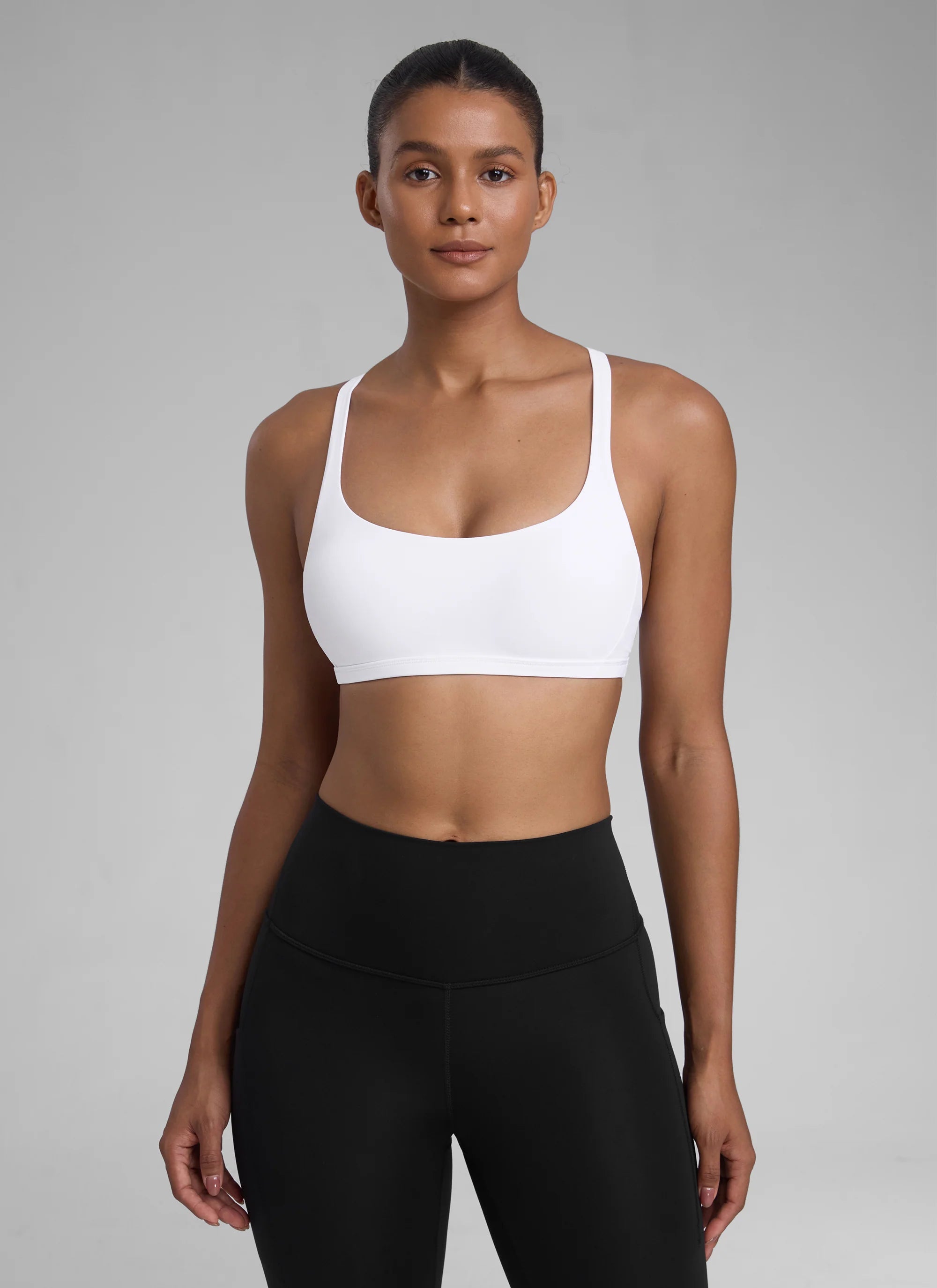 Nakedfeel Low Cut Strappy Bra (6 Straps)