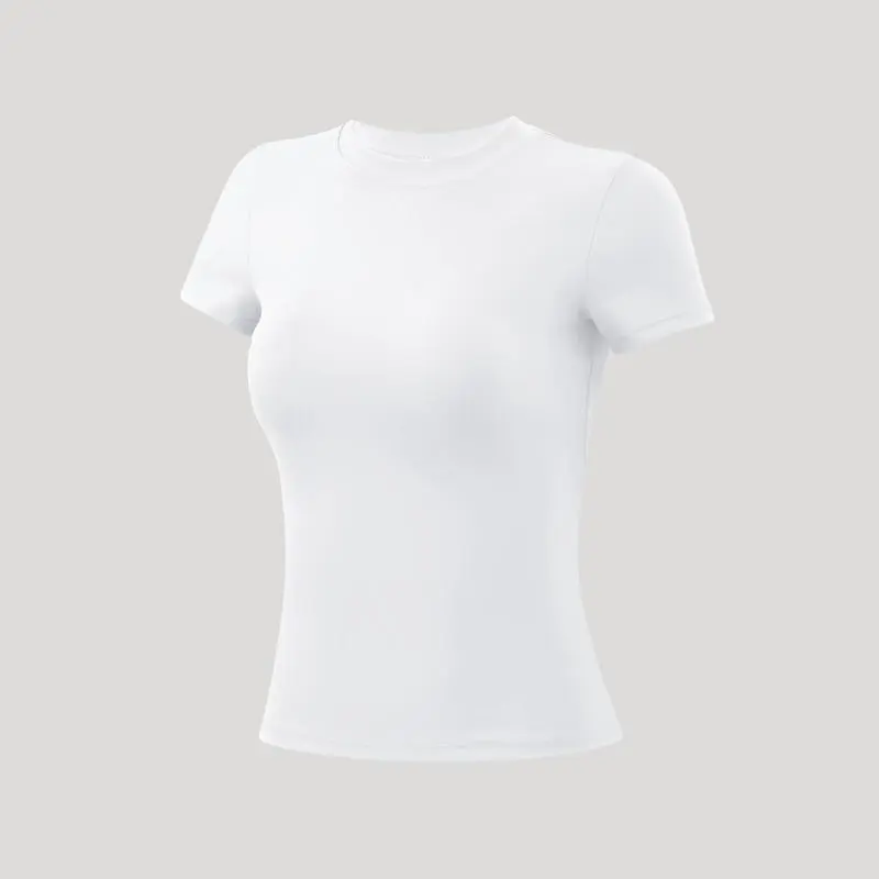 Sports Tee And Long Shirt Round Neck Slim T-shirt