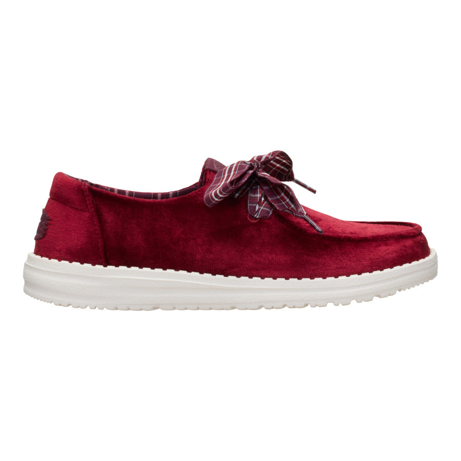 Wendy Holiday Bow - Burgundy