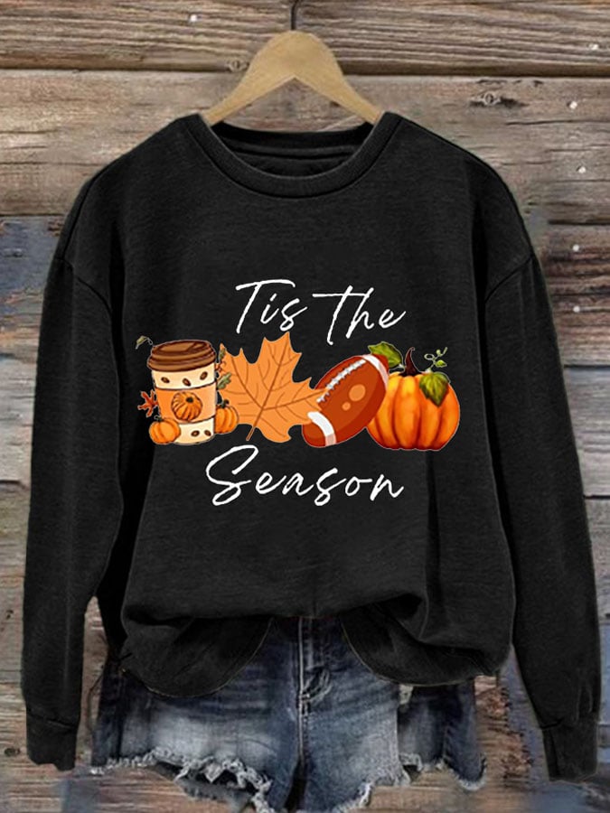 Women's Fall is the Season Printed Sweatshirt