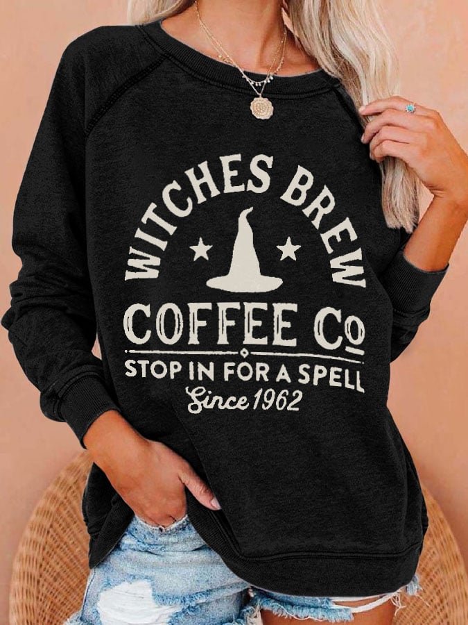 Fashion Print Long Sleeve Sweatshirt