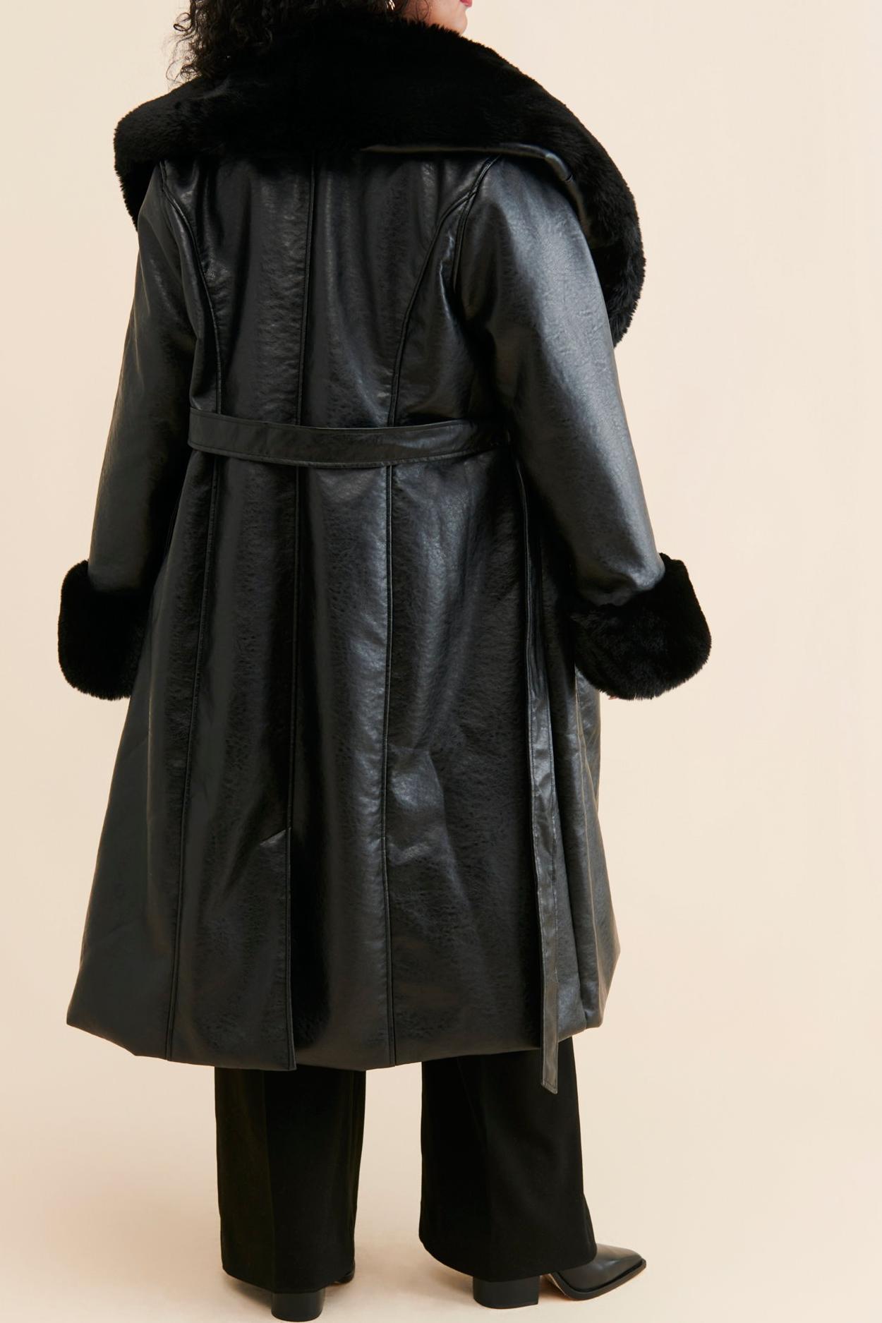 Mixed Media Coat
