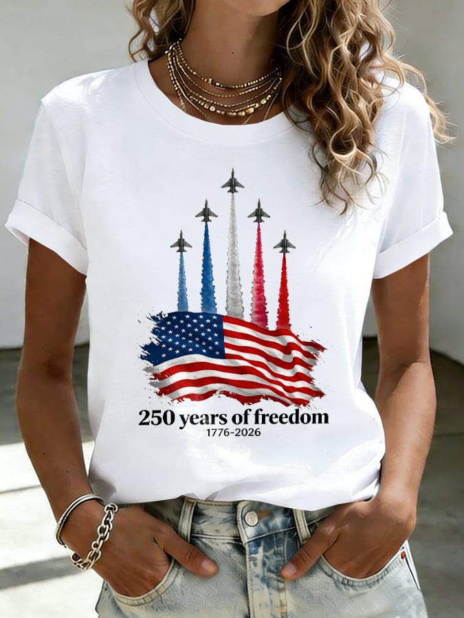 Women's Casual U.S. 250th Anniversary T-Shirt
