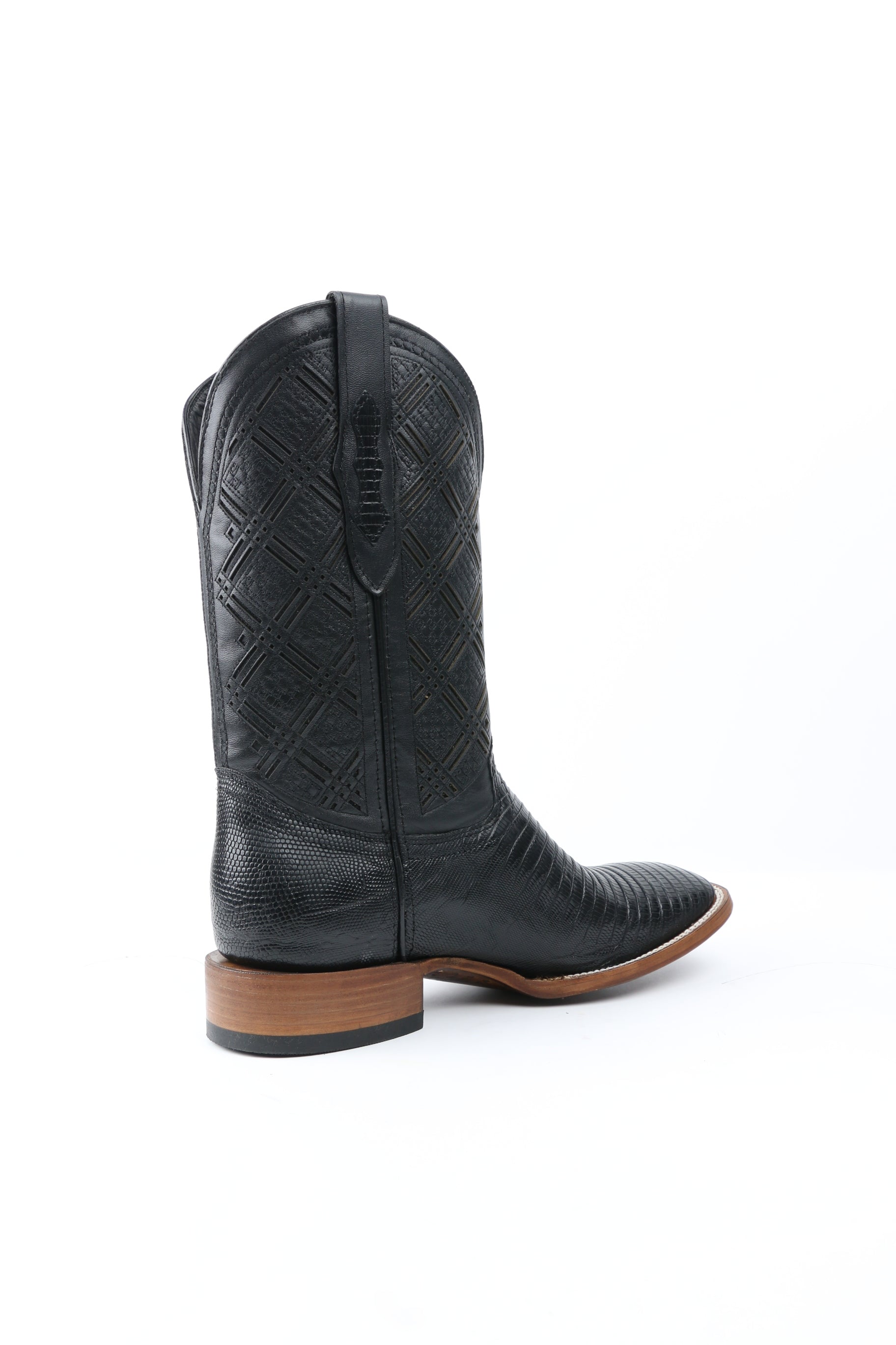 Chero's Premium Exotic Teju Lizard Noir Clearance Sale 70%OFF