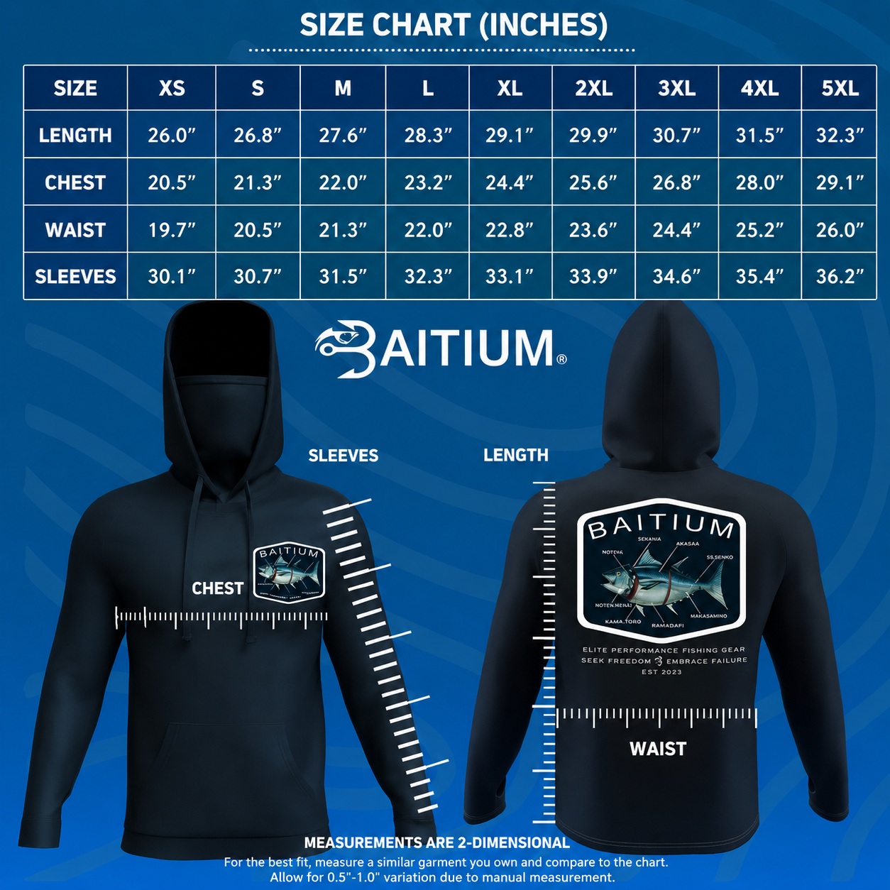 Fishing & Construction Shirt — UPF 50 Sun Protection Long-Sleeve Hoodie (With Built-in Neck Gaiter)