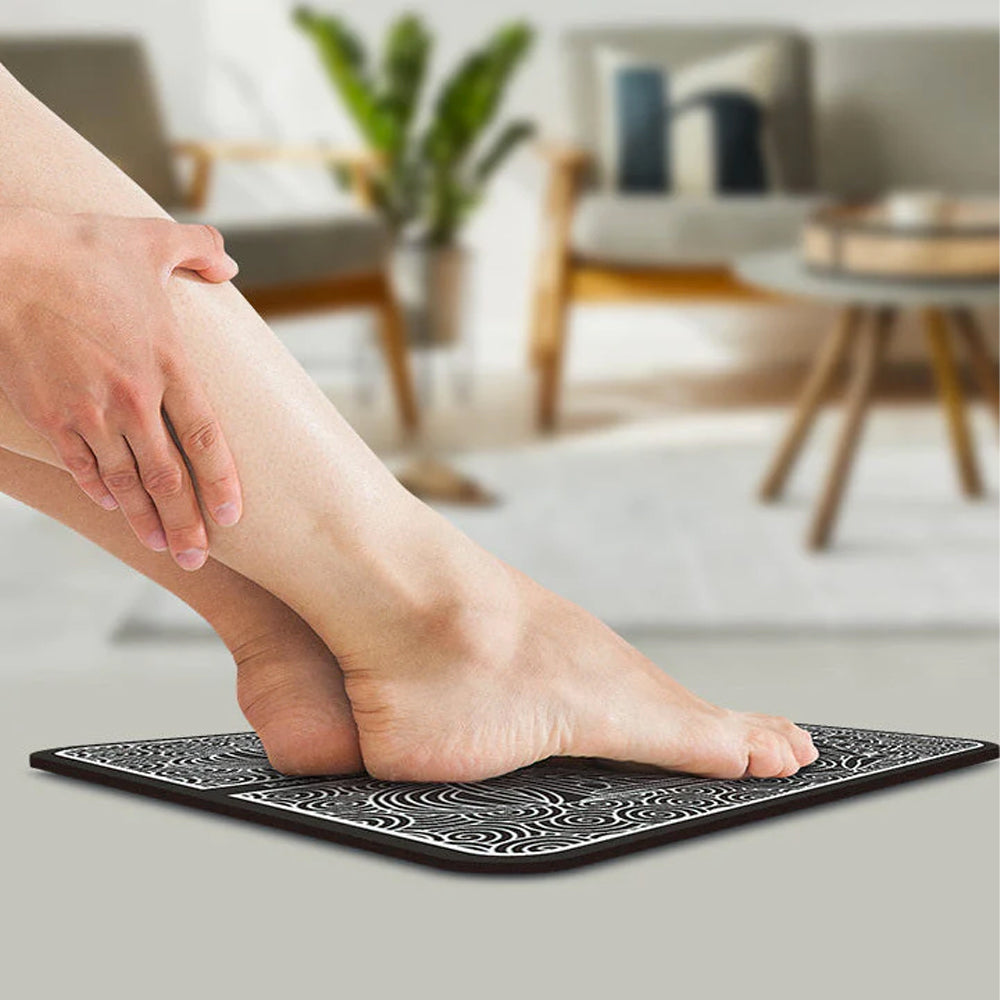 EMS Massage Foot Pad 6 Modes 9 Strength Levels Rechargeable