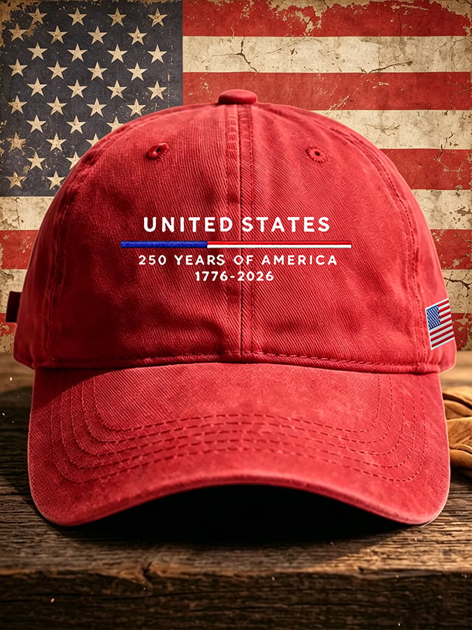 Unisex American Flag 250Th Anniversary Printed Hat