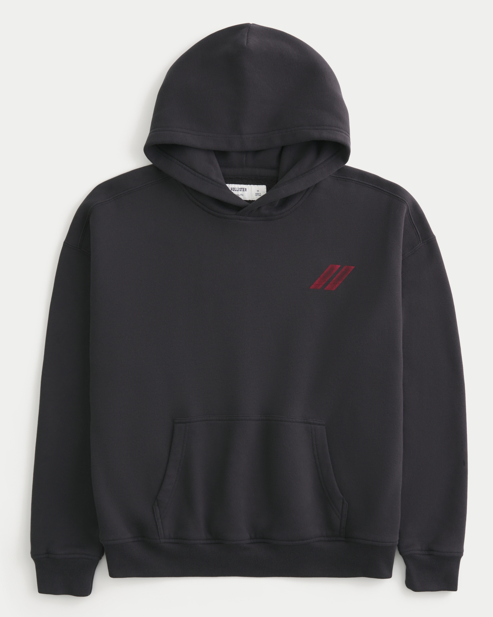 Boxy Dodge Demon Graphic Zip-Up Hoodie
