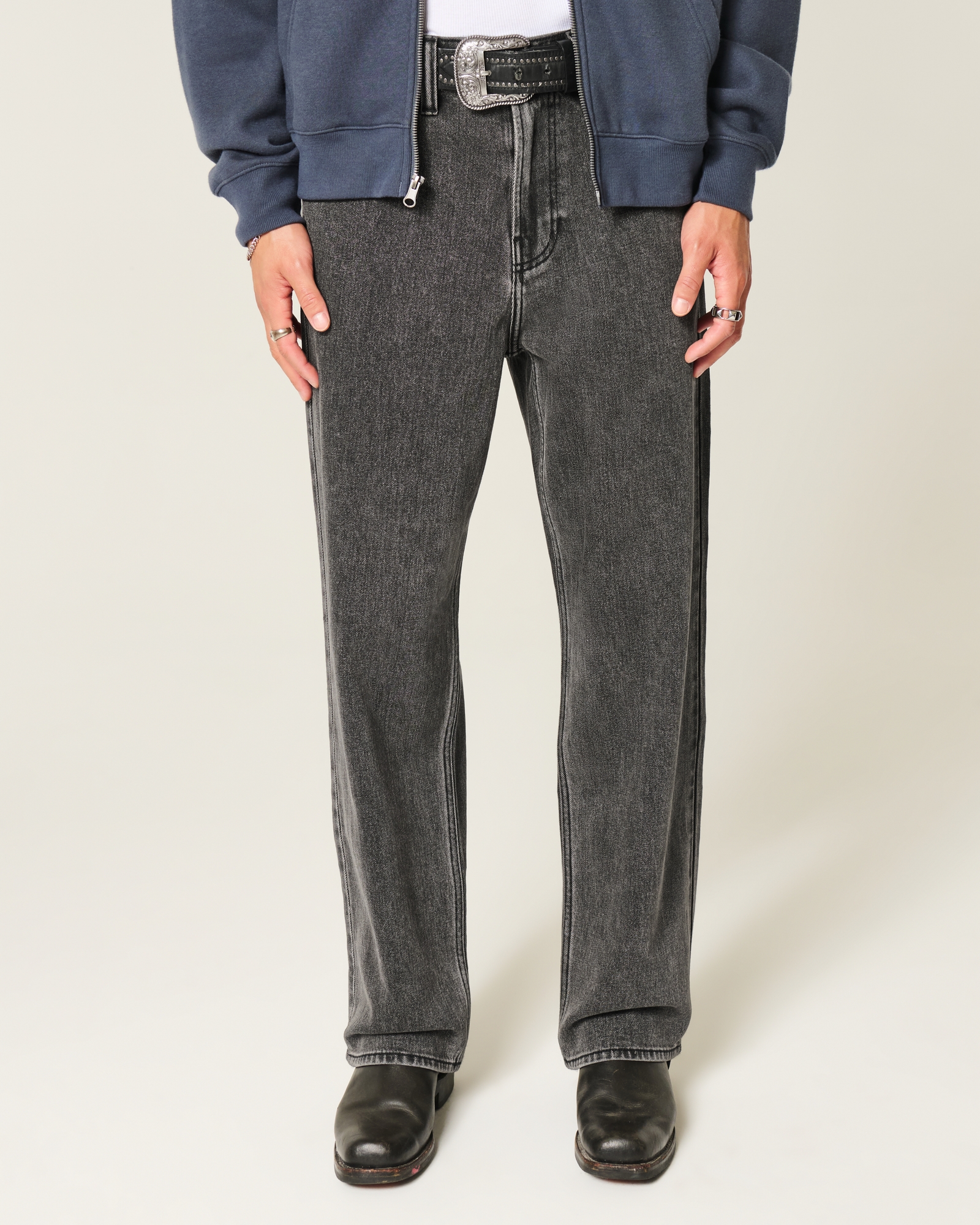 Light Wash Baggy Jeans