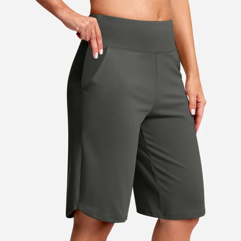 ⏰Hot sale 49% OFF🔥Women's High-Waist Yoga Shorts with Pockets
