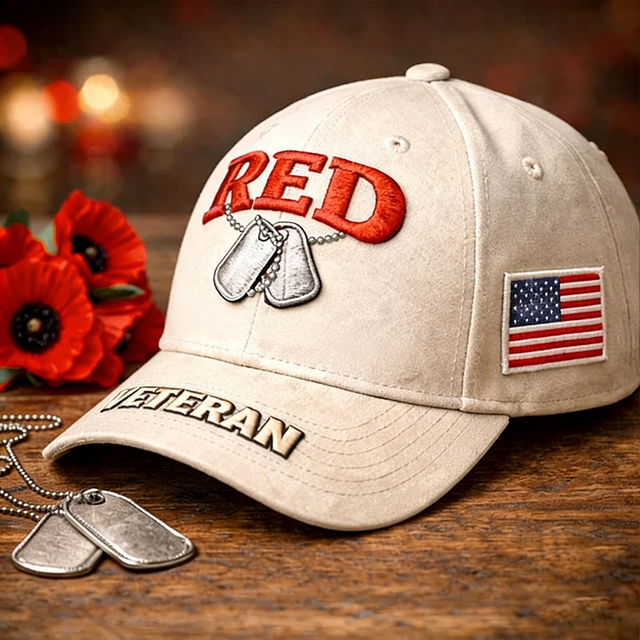 Unisex casual red Friday print hat