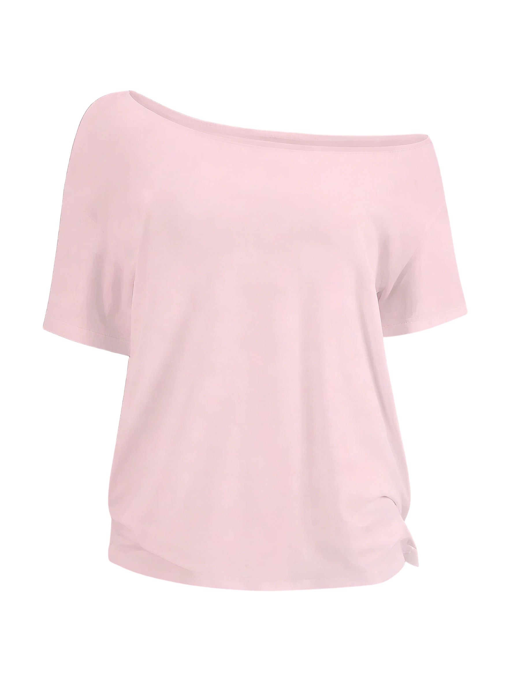 Casual basic short-sleeved T-shirt