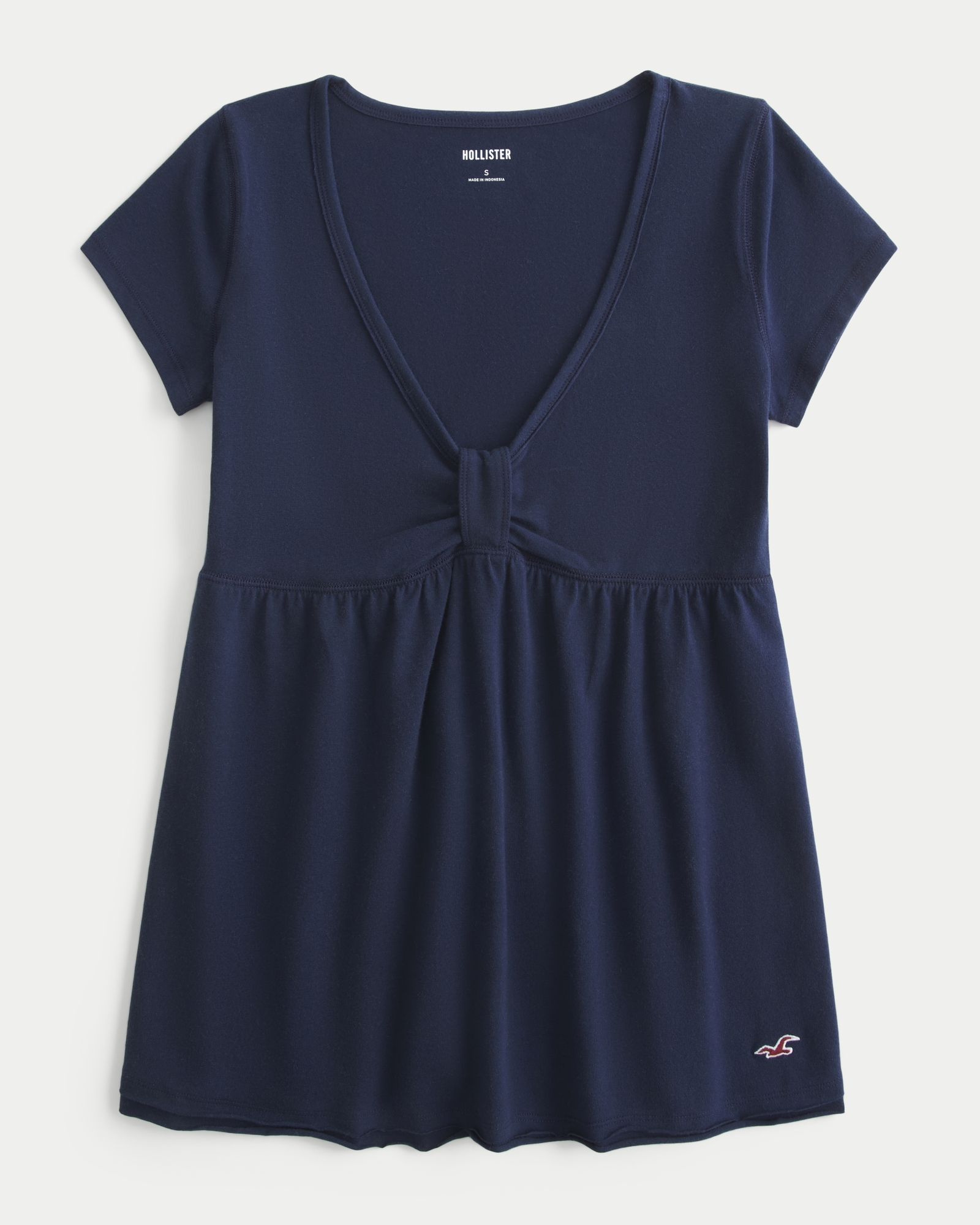 Easy Short-Sleeve Babydoll Top