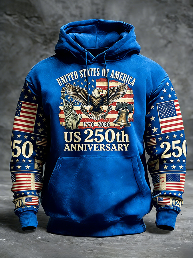 Men'S And Women'S 250Th Anniversary Celebration Hooded Sweatshirt