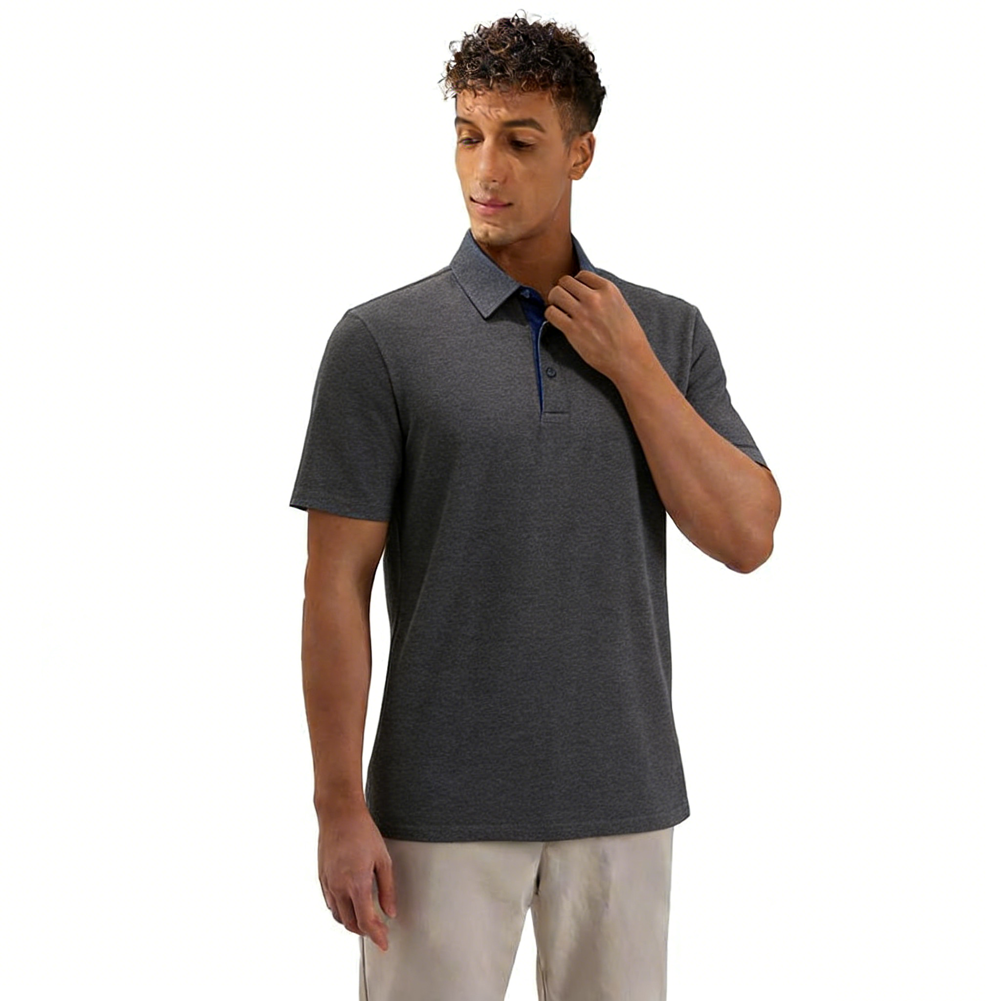 Men's Casual Short Sleeve Polo Shirt
