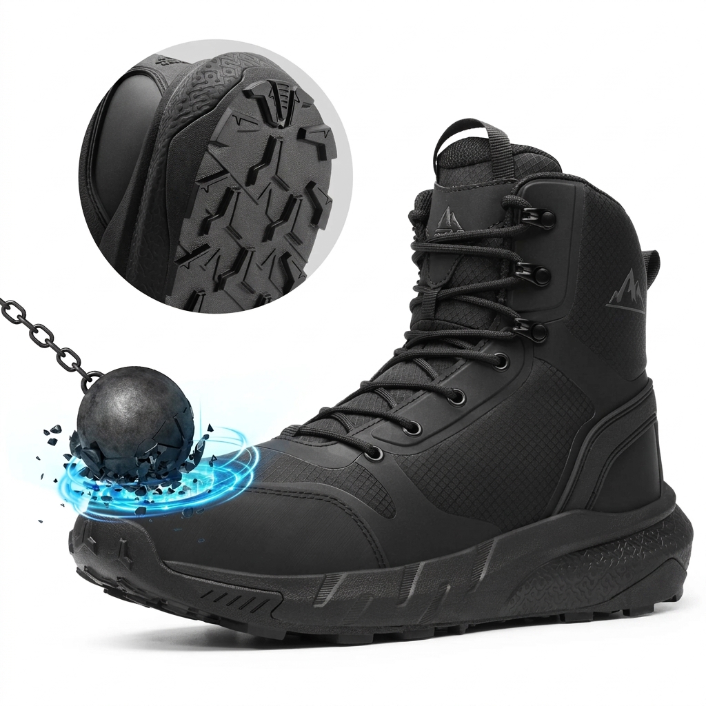 Men's Nano-Composite Toe Work Safety Boots