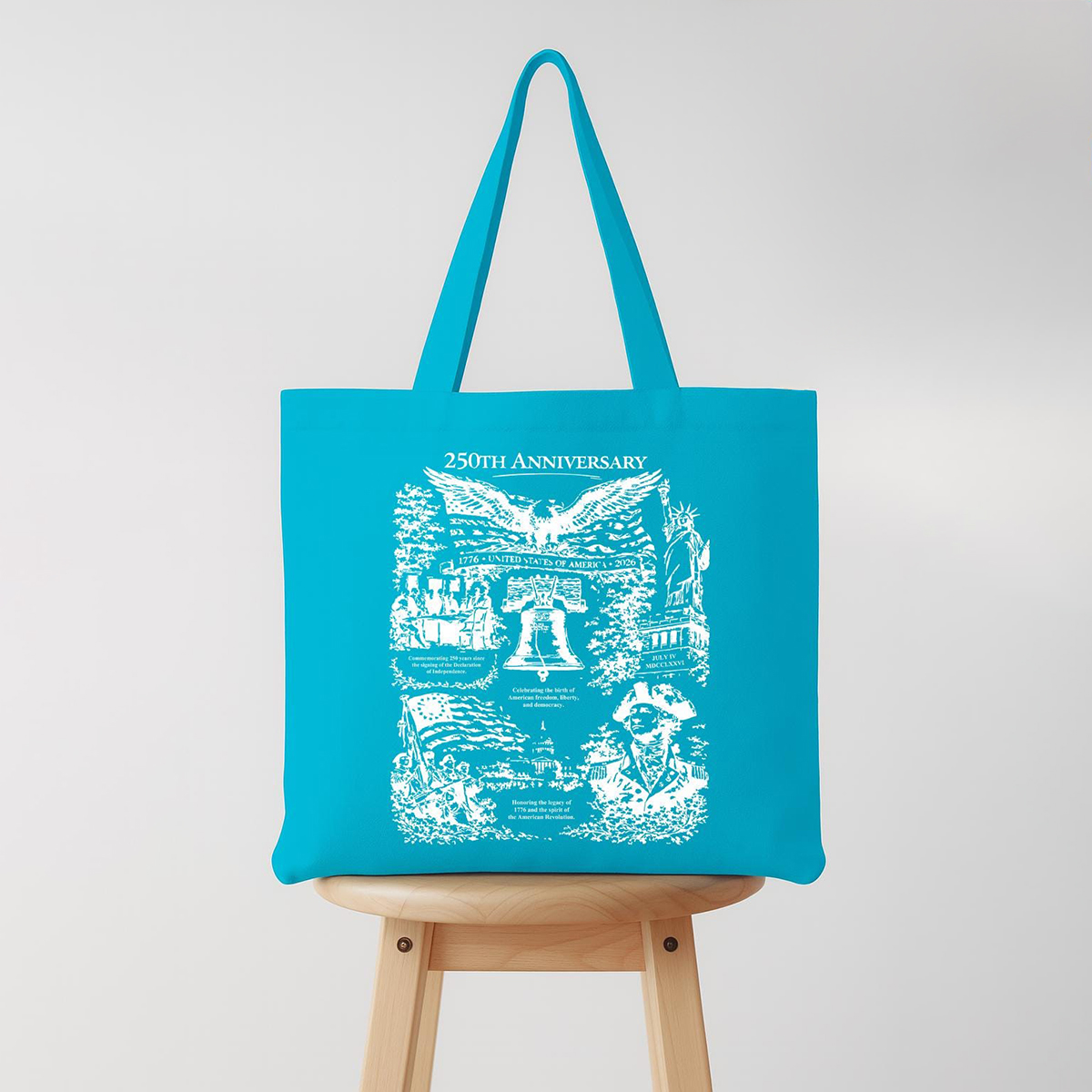 America 250th Anniversary Tote Bag