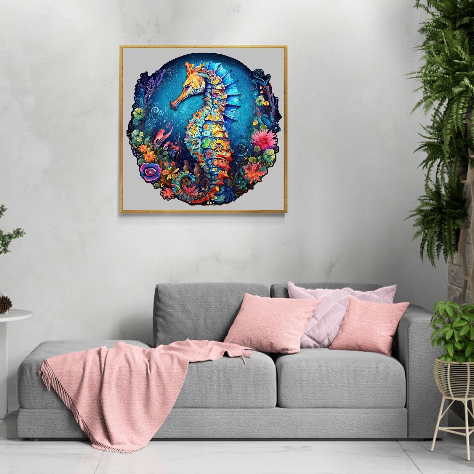 Seahorse 2 Wooden Jigsaw Puzzle
