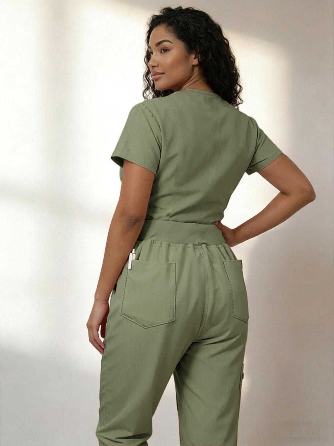 Women's Medical Scrub Uniform Set