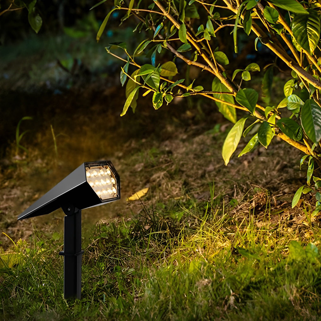 Adjustable Waterproof Multicolor Motion Sensor Modern Solar Spot Light