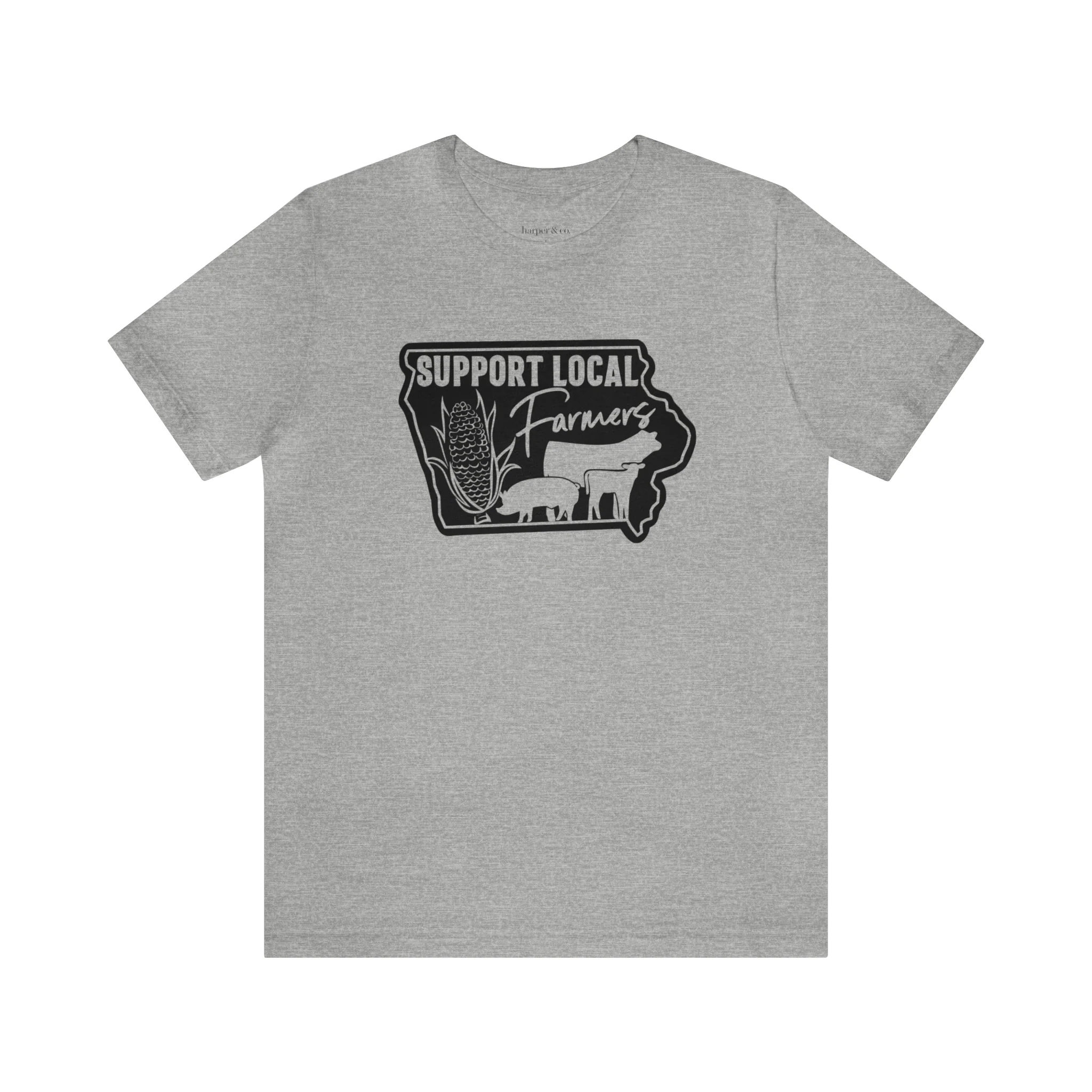 Iowa Farmer Unisex Jersey Short Sleeve Tee