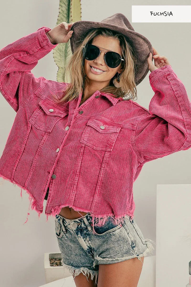 Vintage Washed Corduroy Jacket