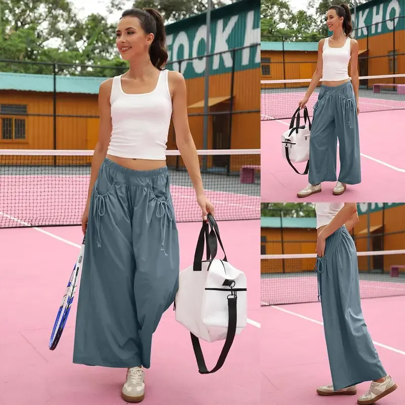 Women's Loose-Fit Wide-Leg Sweatpants