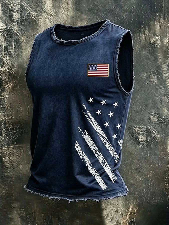 Men'S Casual Printed Vest