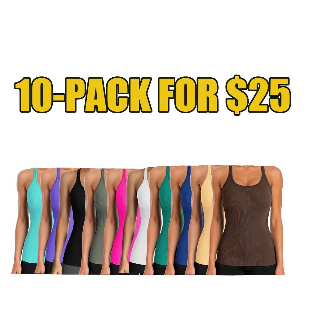 Built-In Bra Racerback Workout Tank