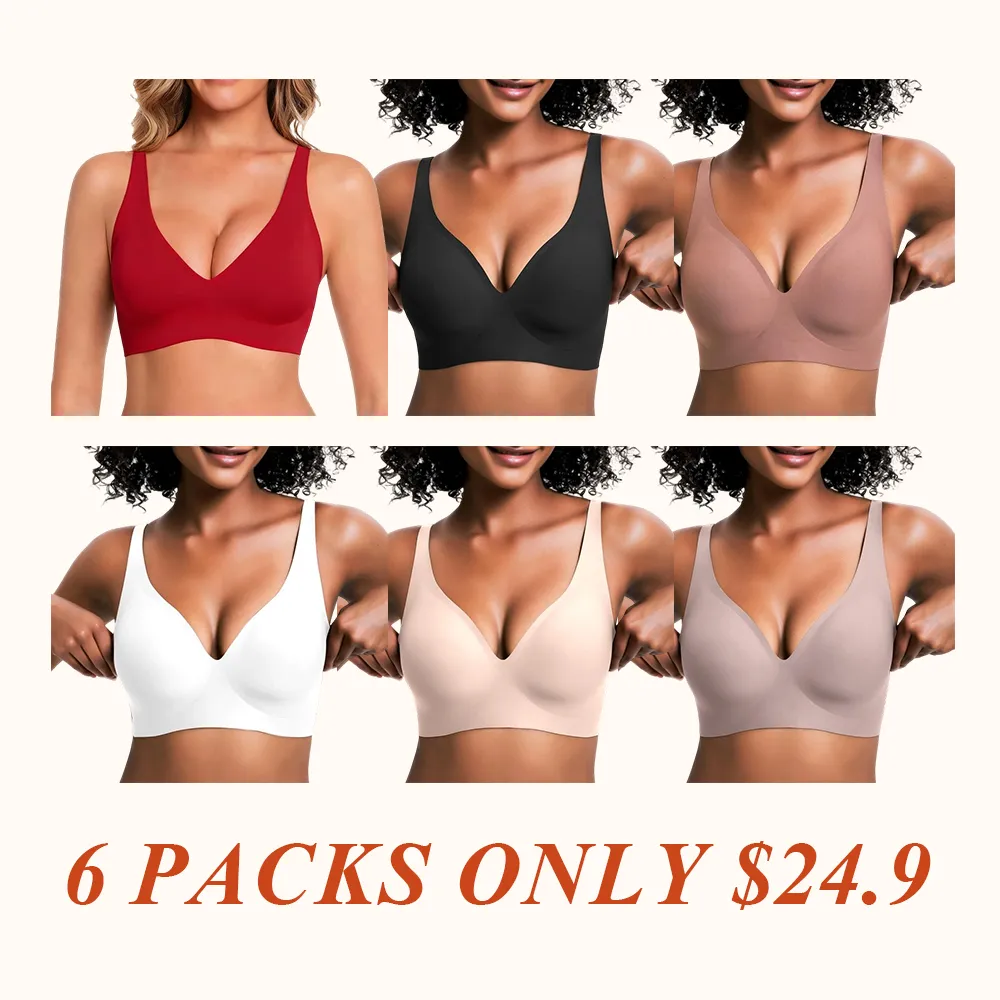 Women's comfortable wireless bra