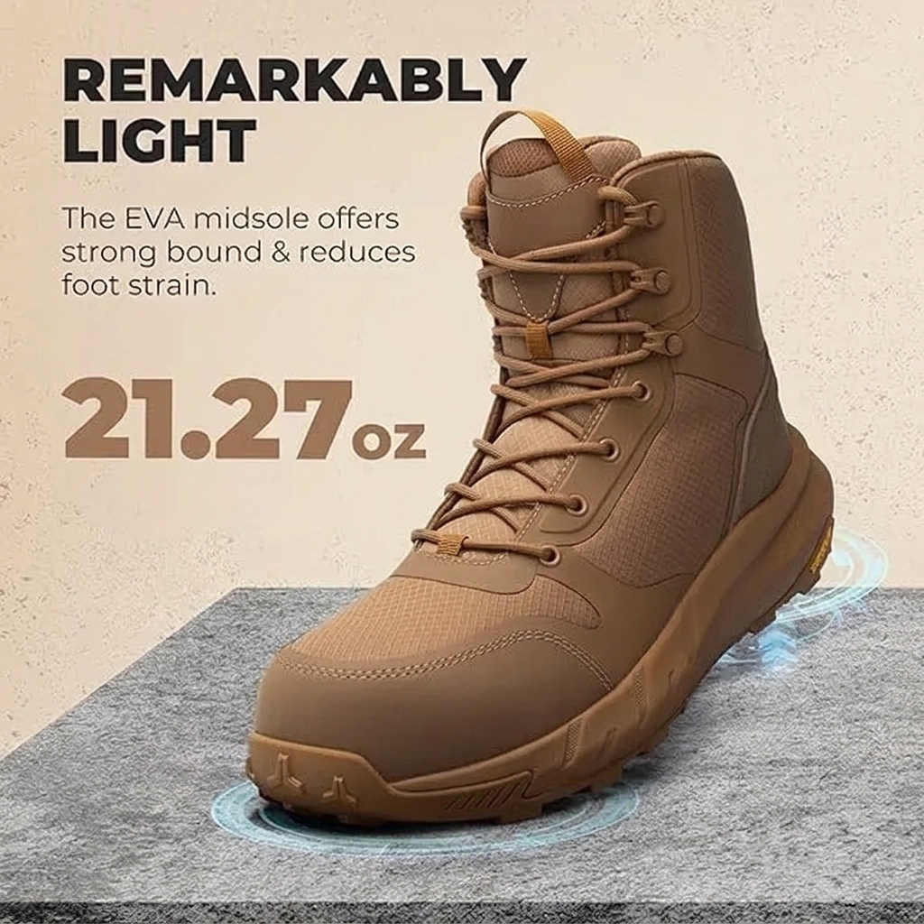 Men's Nano-Composite Toe Work Safety Boots