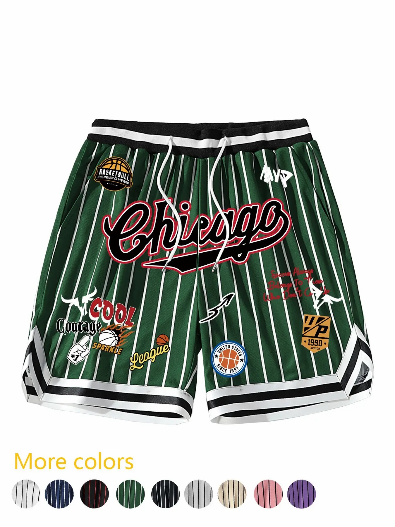🏀 Men’s Retro MVP Basketball Shorts – Quick-Dry Athletic Streetwear Shorts