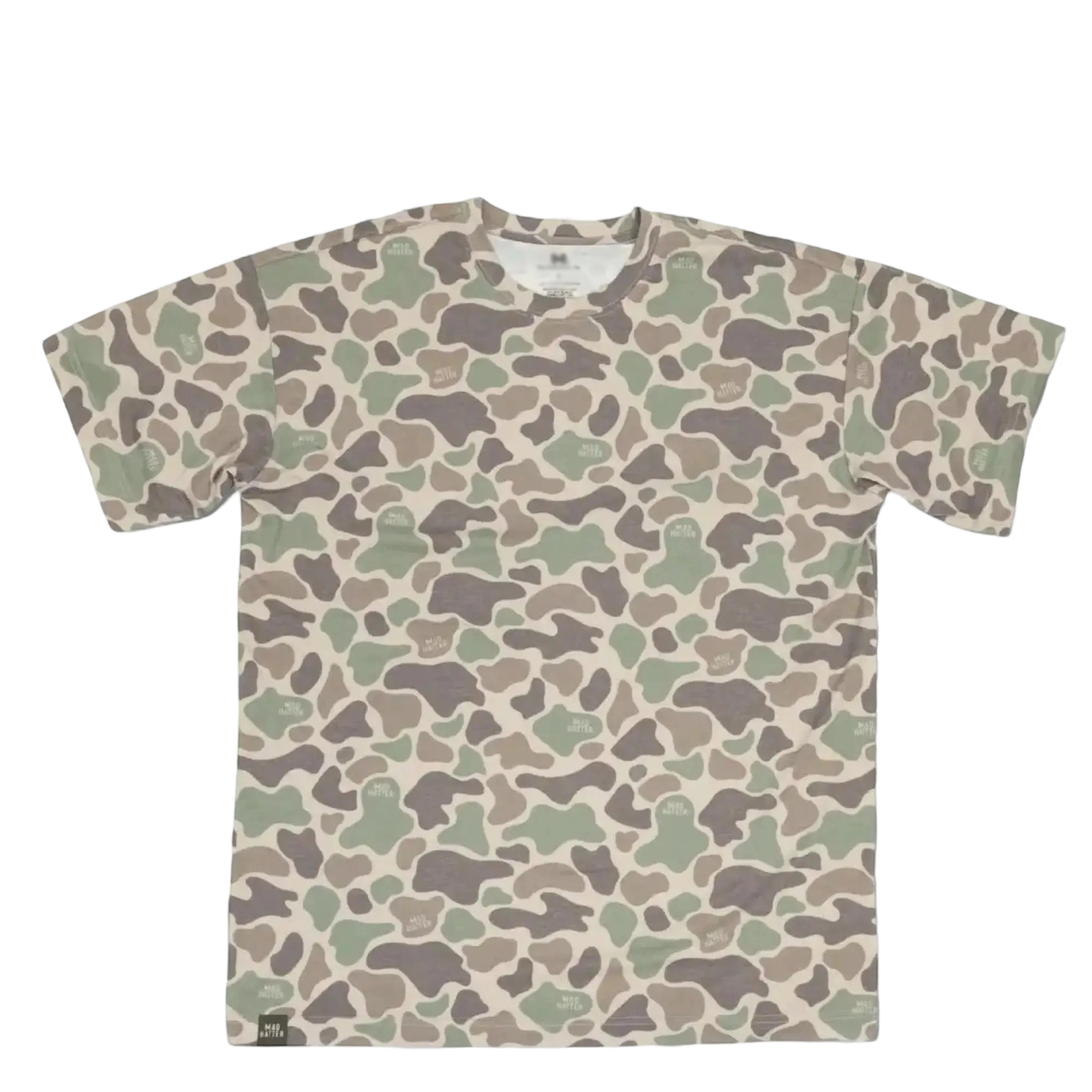 Magic Hat Camo Short Sleeve T-Shirt – Unique Casual Streetwear Tee