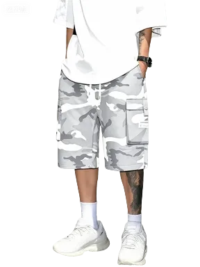 Men’s summer camouflage cargo shorts