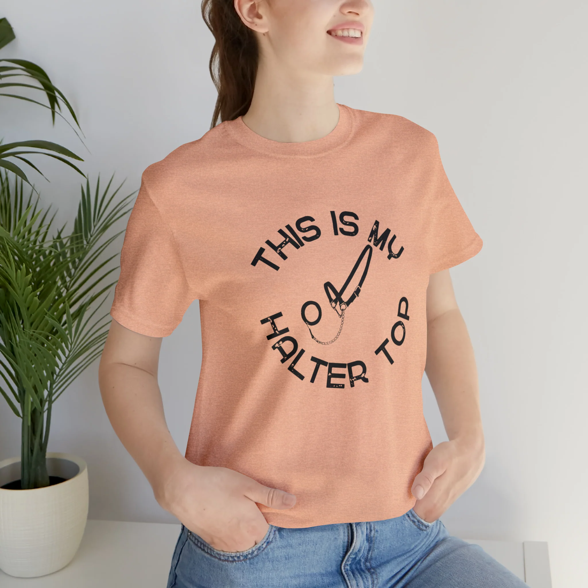 This is My Halter Top Unisex Jersey Short Sleeve Tee