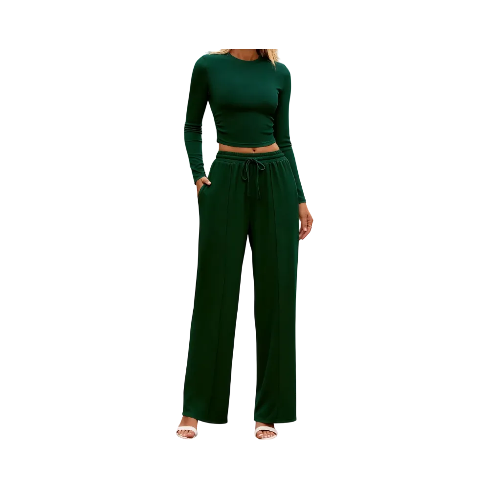 Women's 2-Piece Ribbed Knit Set