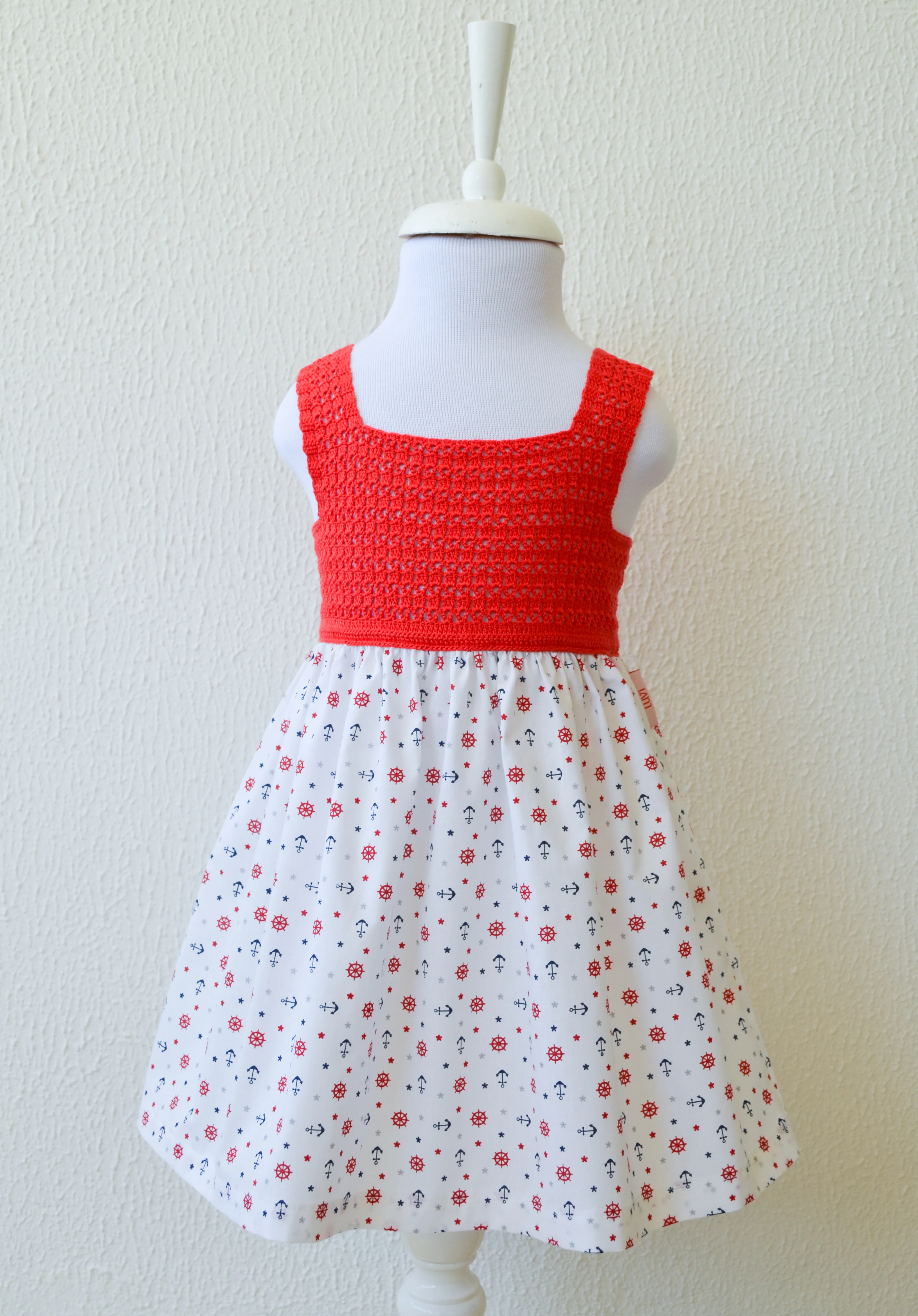 Anchor Print Dress