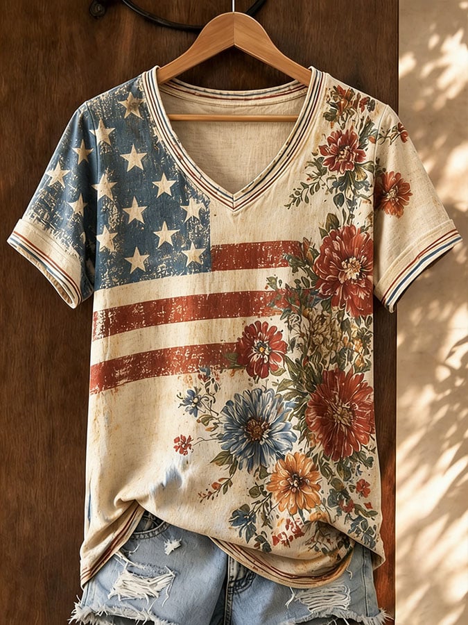 Women's Casual Printed T-shirt
