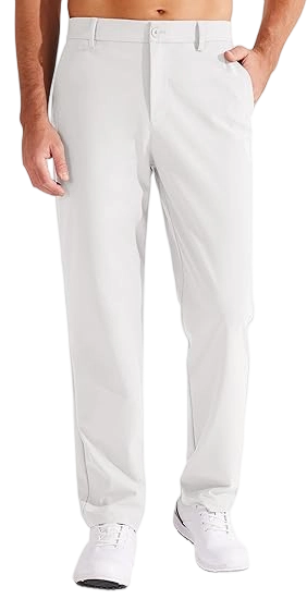Men's Golf Pants Classic Fit Flat Front Work Dress Pants 29